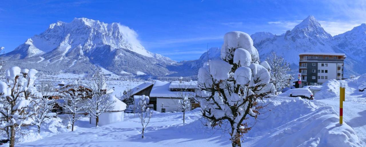 Alpen Appartements Laerchenhof Lermoos Esterno foto